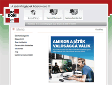 Tablet Screenshot of pc-dokikft.hu